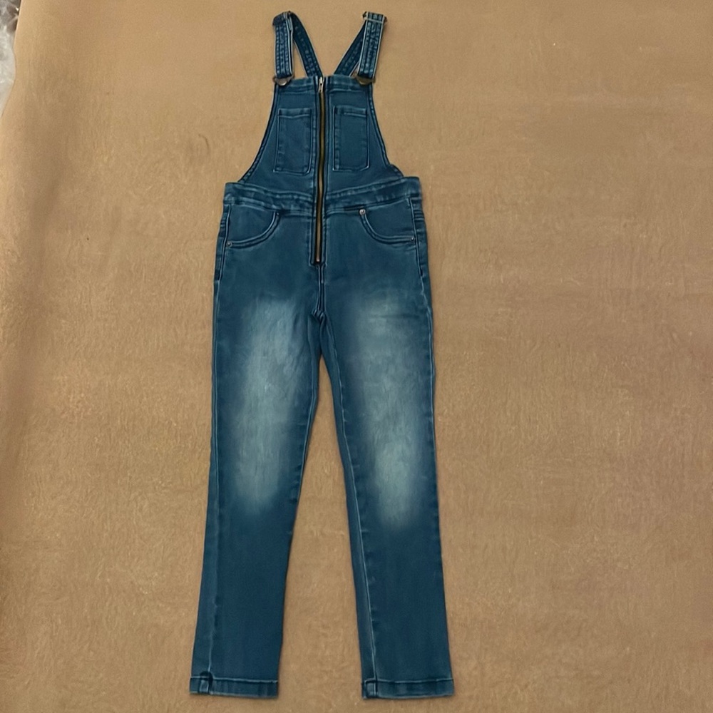 Girl's Charly Denim Overalls, Size 6